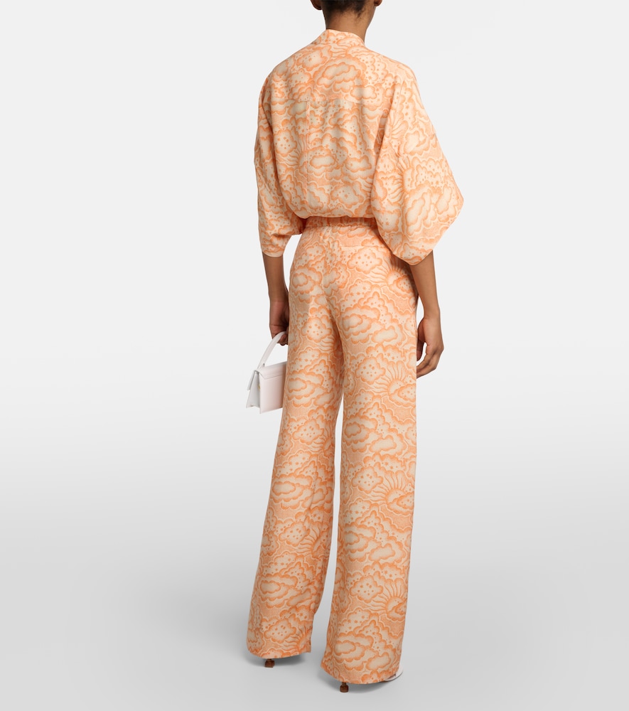  Stella Mccartney Stella Mccartney Mid-rise-hose Aus Seide 