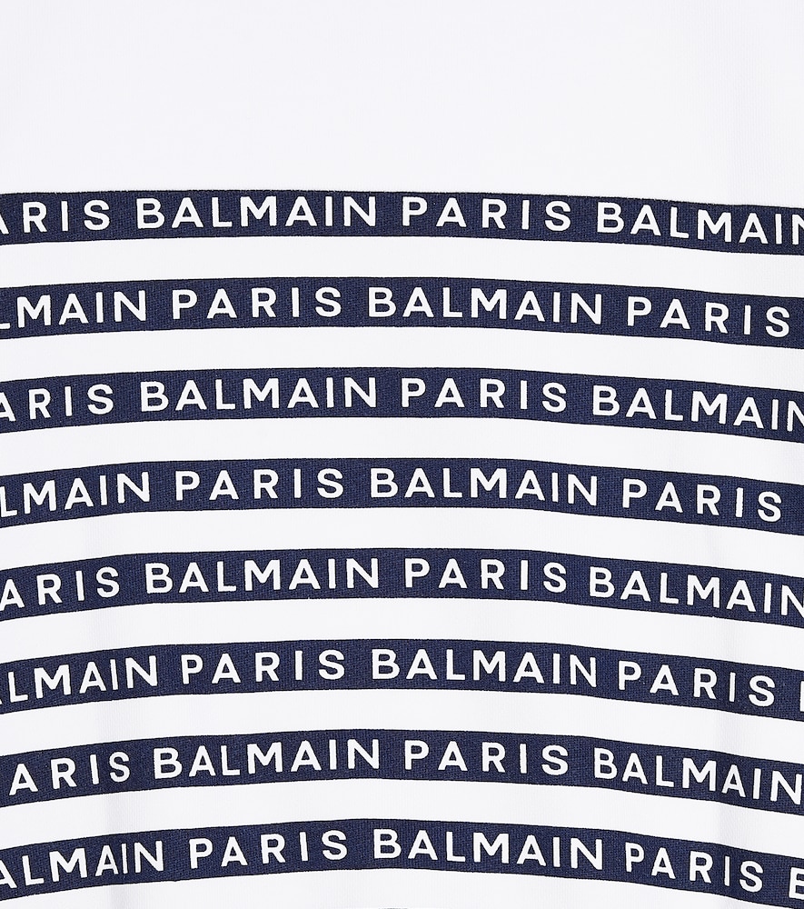  Balmain Kids Balmain Kids Logo Cotton Jersey Sweatshirt 