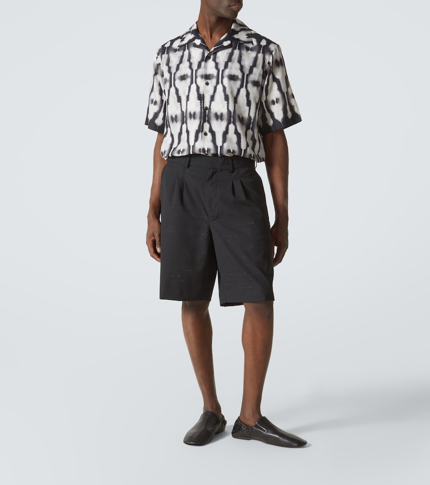  Commas Commas Shorts Aus Baumwolle Und Wolle 