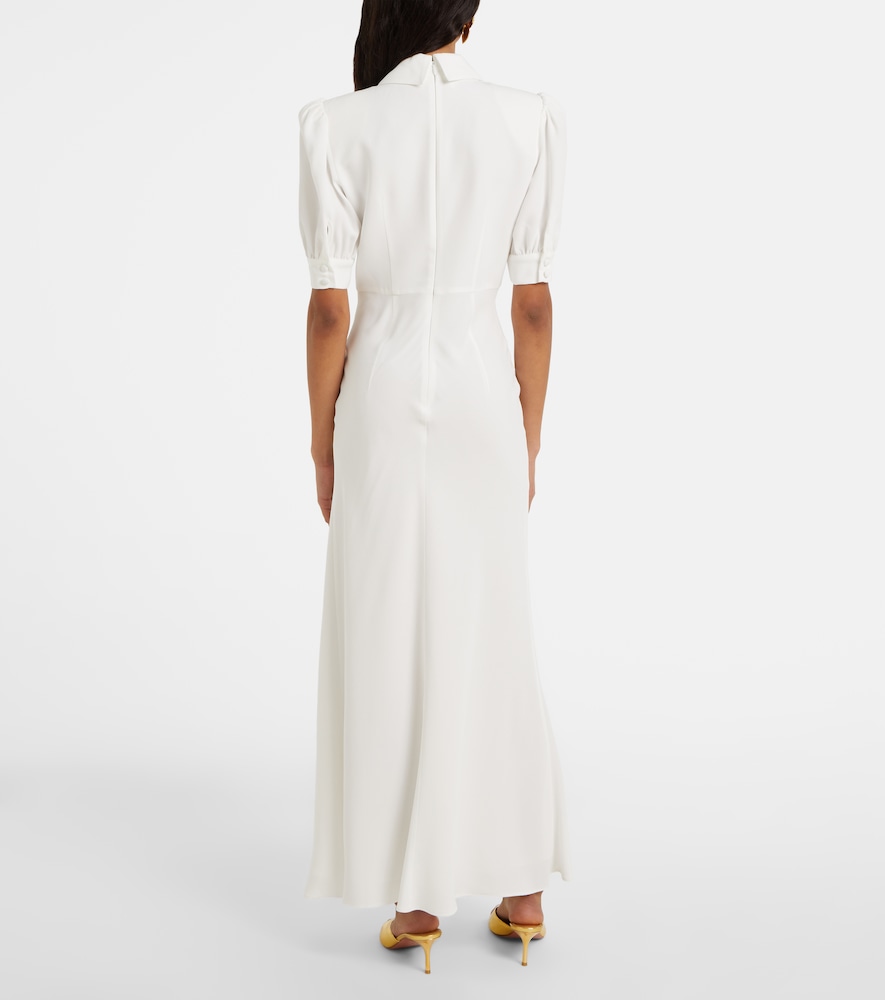  Alessandra Rich Alessandra Rich Satin Midi Dress 