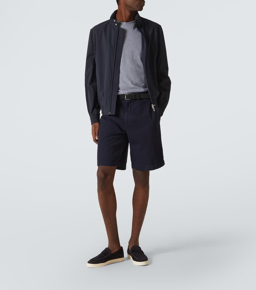 Brunello Cucinelli Cotton Logo T-shirt In Grey