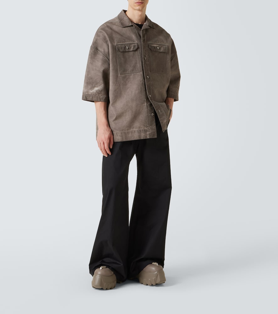  Rick Owens Rick Owens Drkshdw Hemd Magnum Tommy Aus Baumwolle 