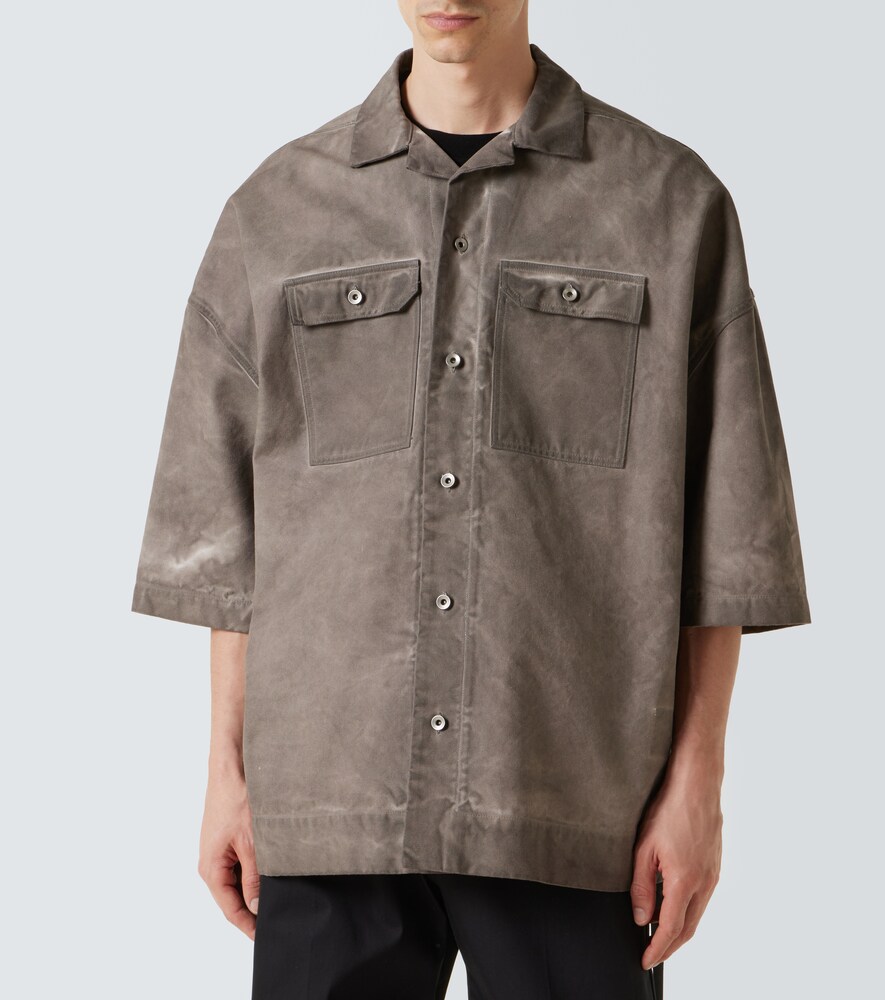  Rick Owens Rick Owens Drkshdw Hemd Magnum Tommy Aus Baumwolle 