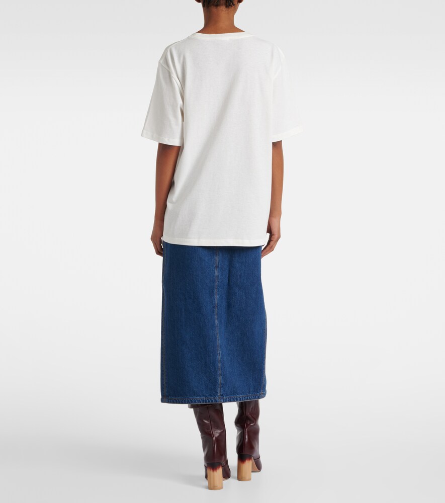  Chloe Chloé T-shirt Aus Baumwoll-jersey 