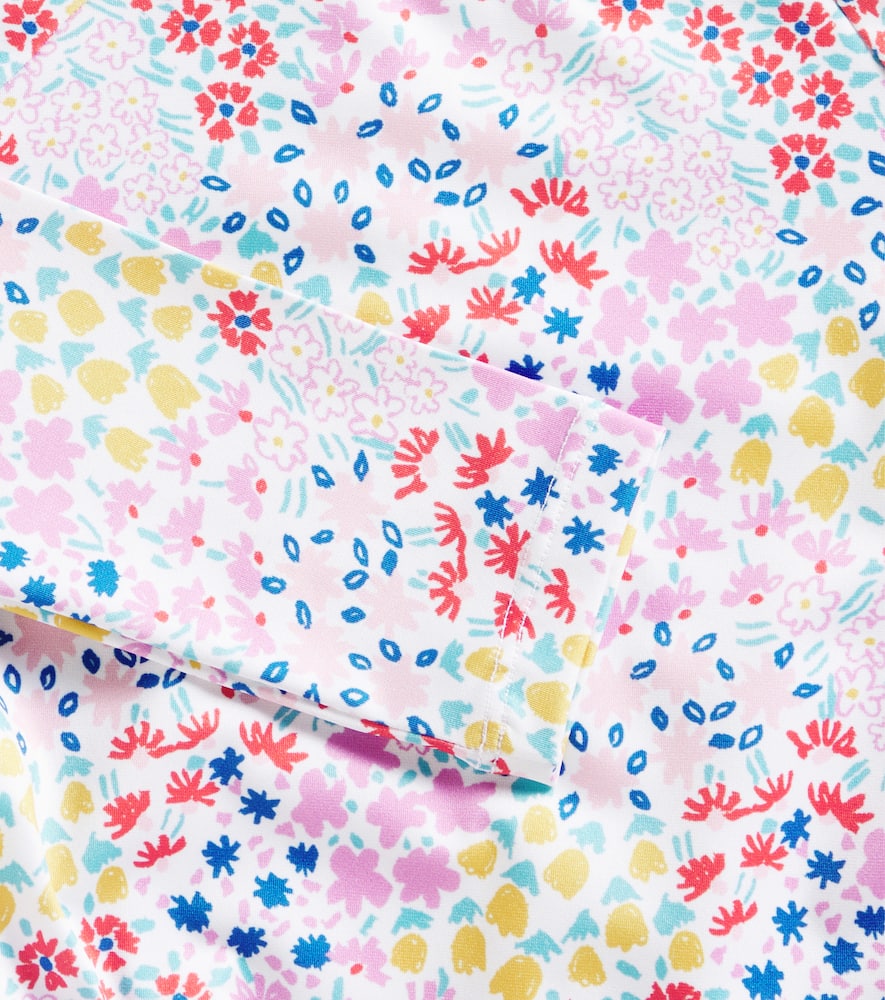 The New Society Floral Rashguard Swimsuit In Multicoloured