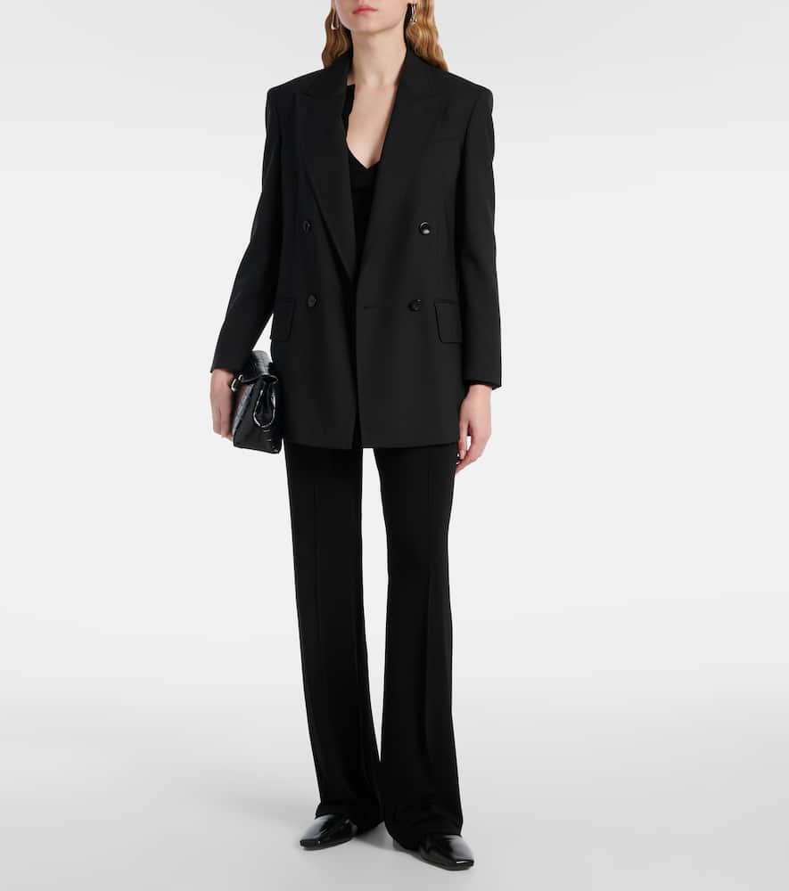 Max Mara High Waist Slim Fit Trousers In Brown