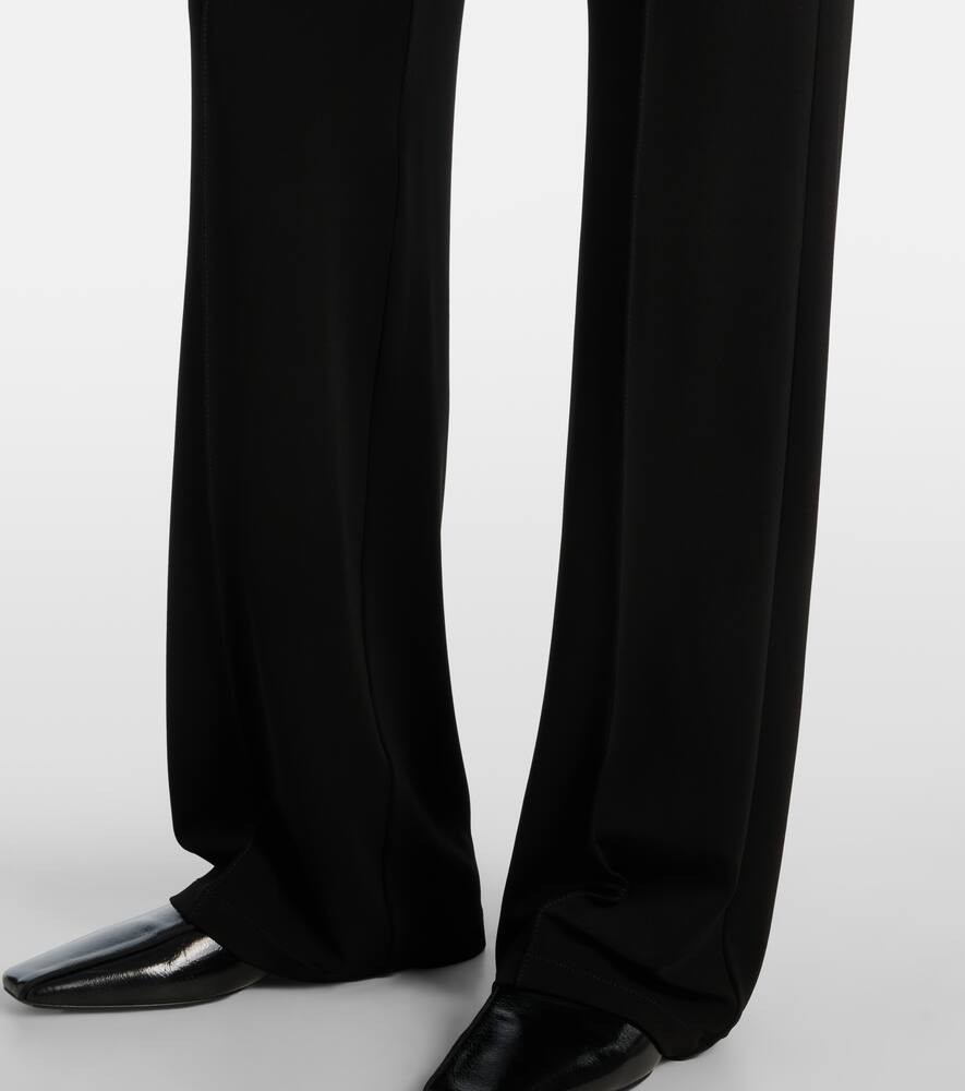 Max Mara High Waist Slim Fit Trousers In Brown