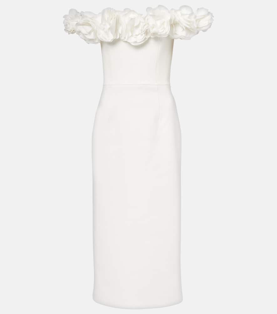 Bridal off-shoulder minidress