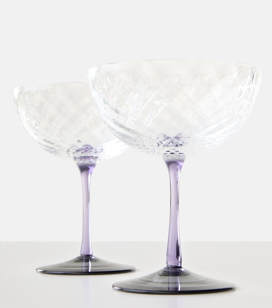  Nasonmoretti Nasonmoretti Set De 2 Verres à Cocktail En Verre 