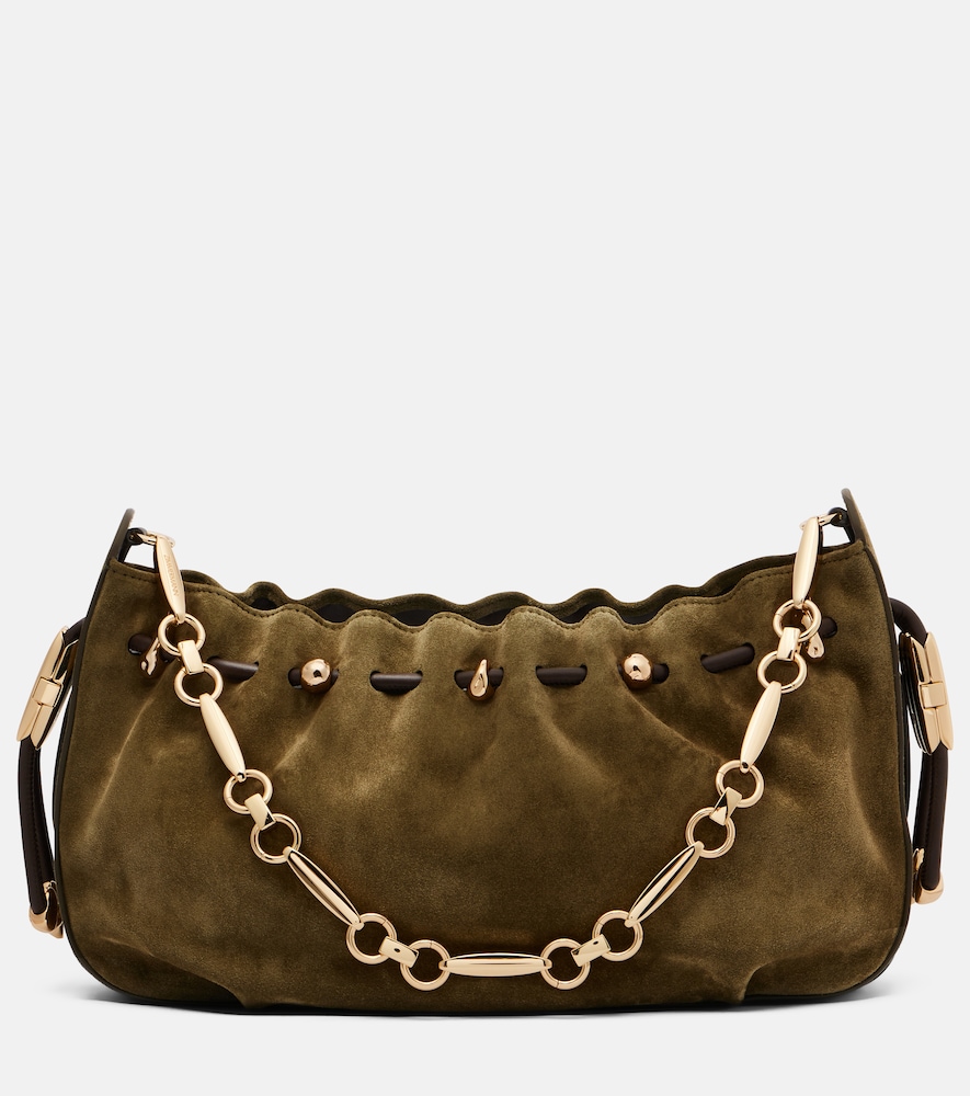 Zimmermann Halcyon suede shoulder bag