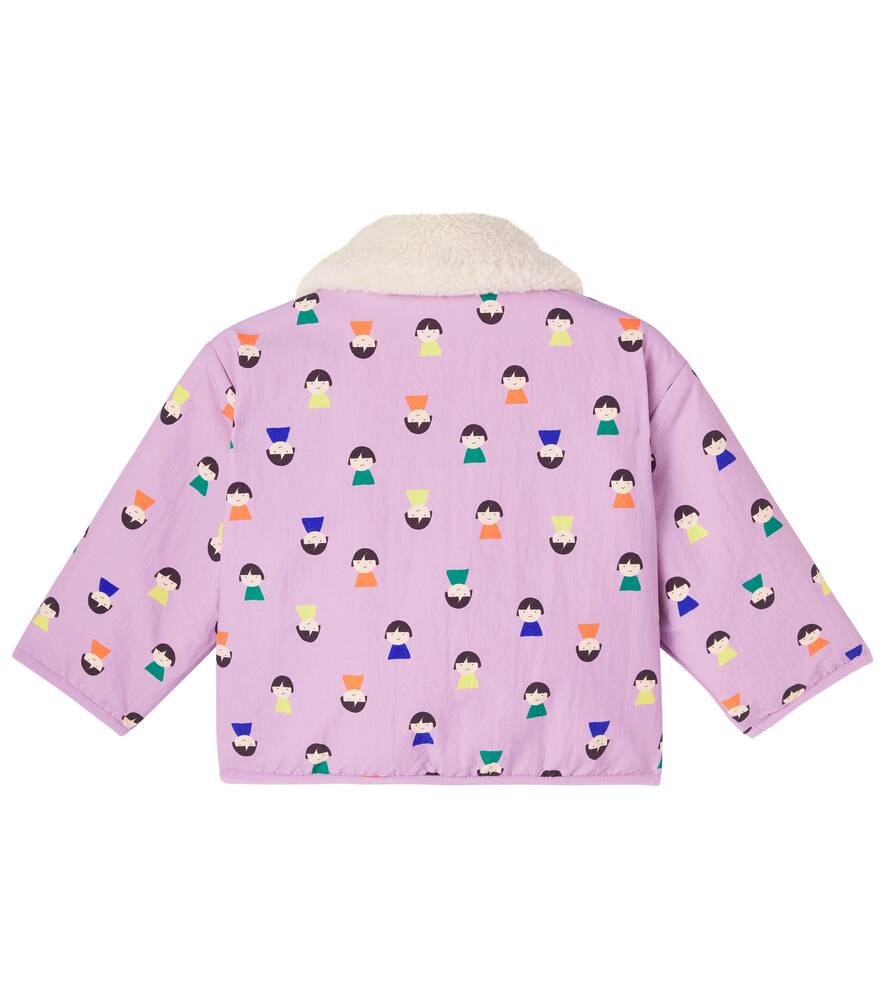Bobo Choses Baby Game Pawns Reversible Teddy Jacket In Neutral