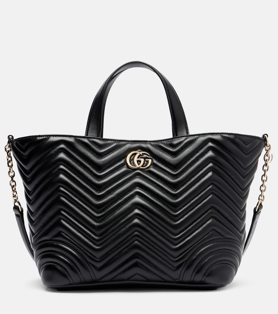 Gucci Donna Borsa Gg Marmont In Pelle Nero Unica- Mytheresa
