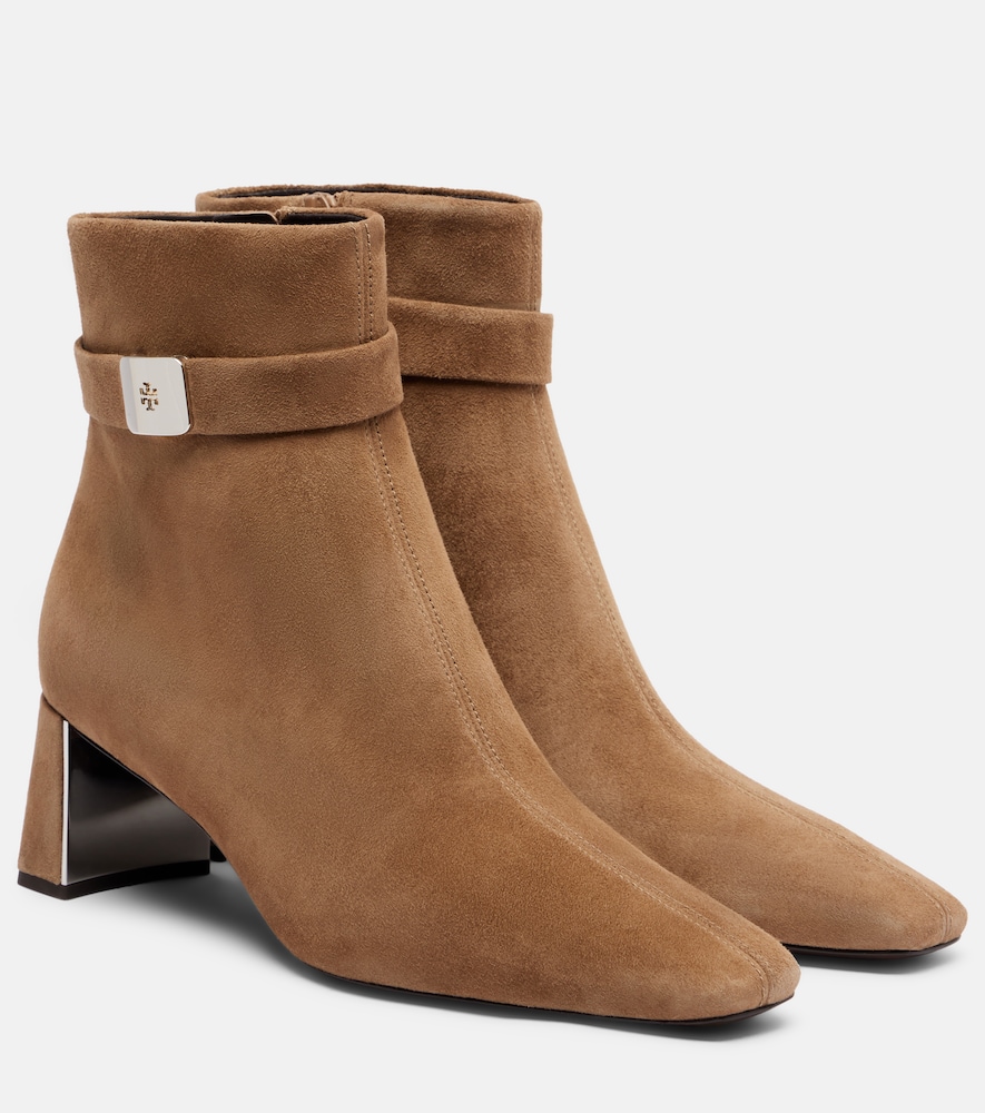 Tory Burch Stivaletti Georgia T Monogram in suede