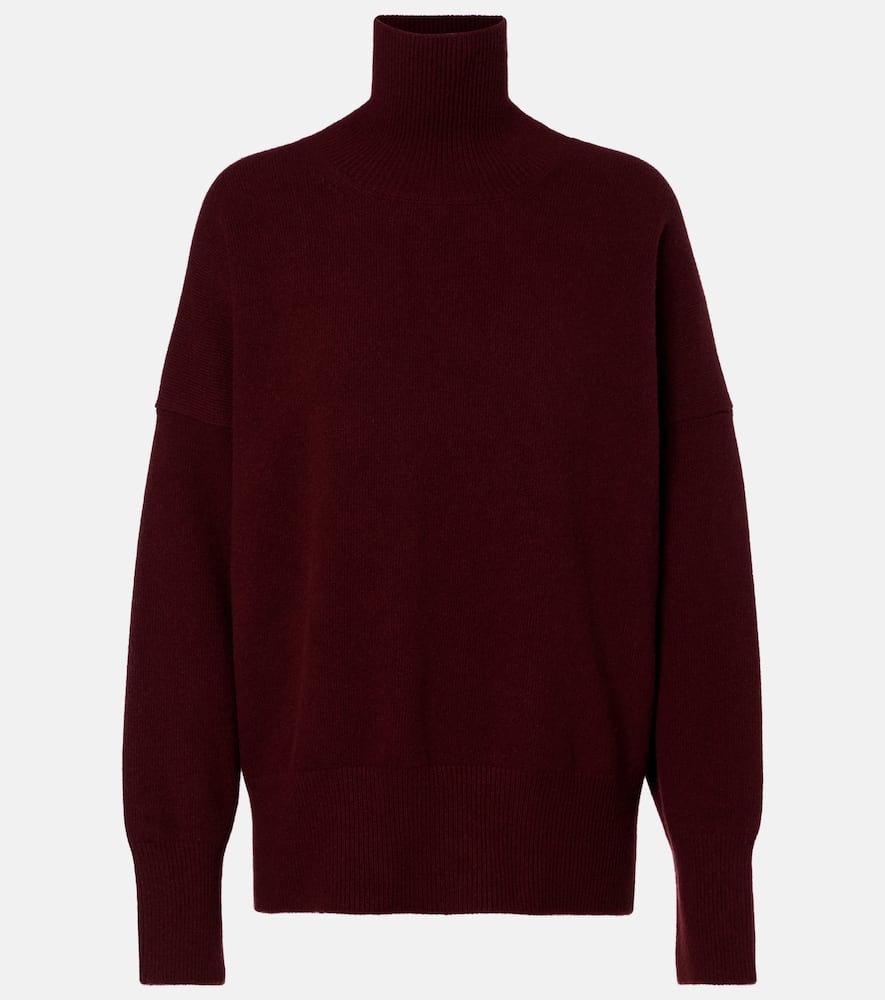 Rohe Róhe Turtleneck Wool-blend Sweater In Brown