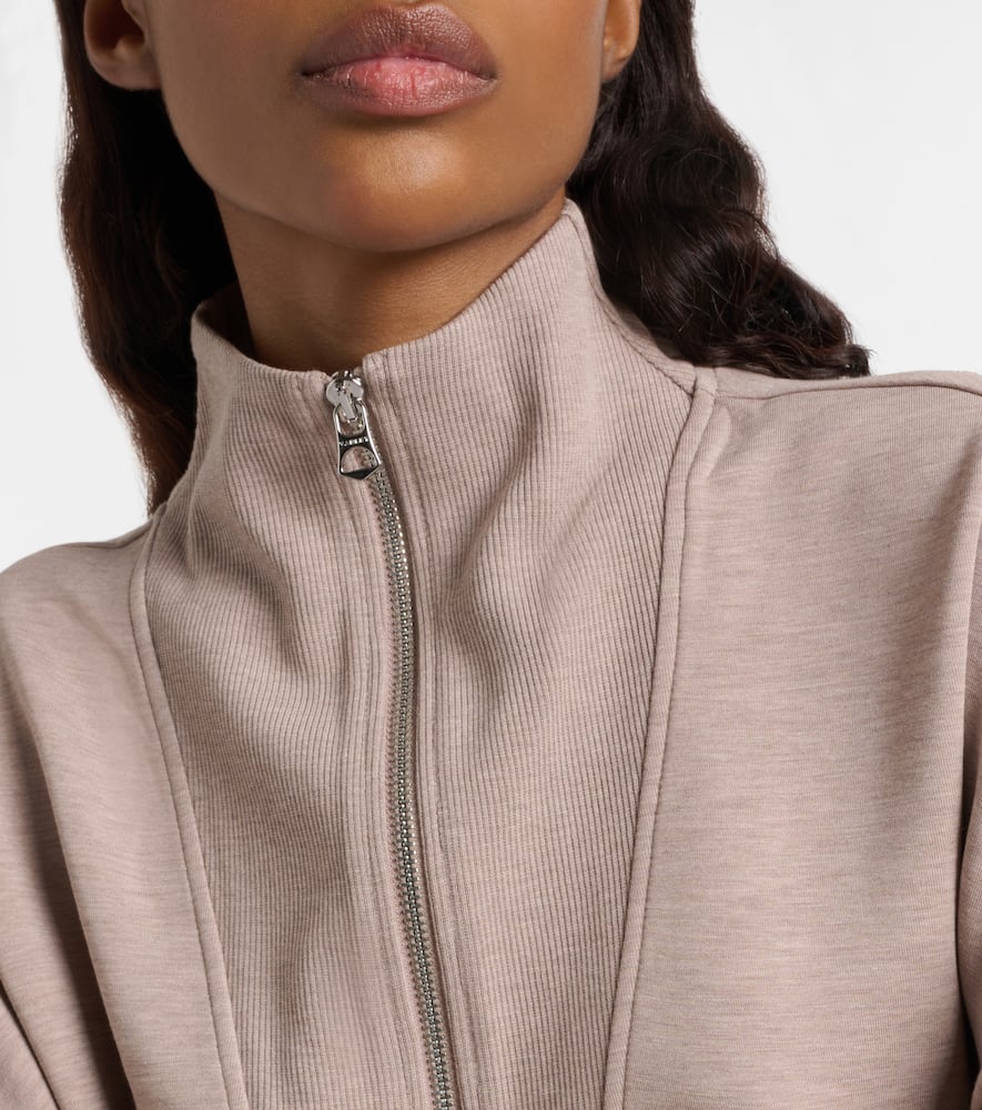 Varley Masie Jersey Half-zip Sweatshirt In Neutral