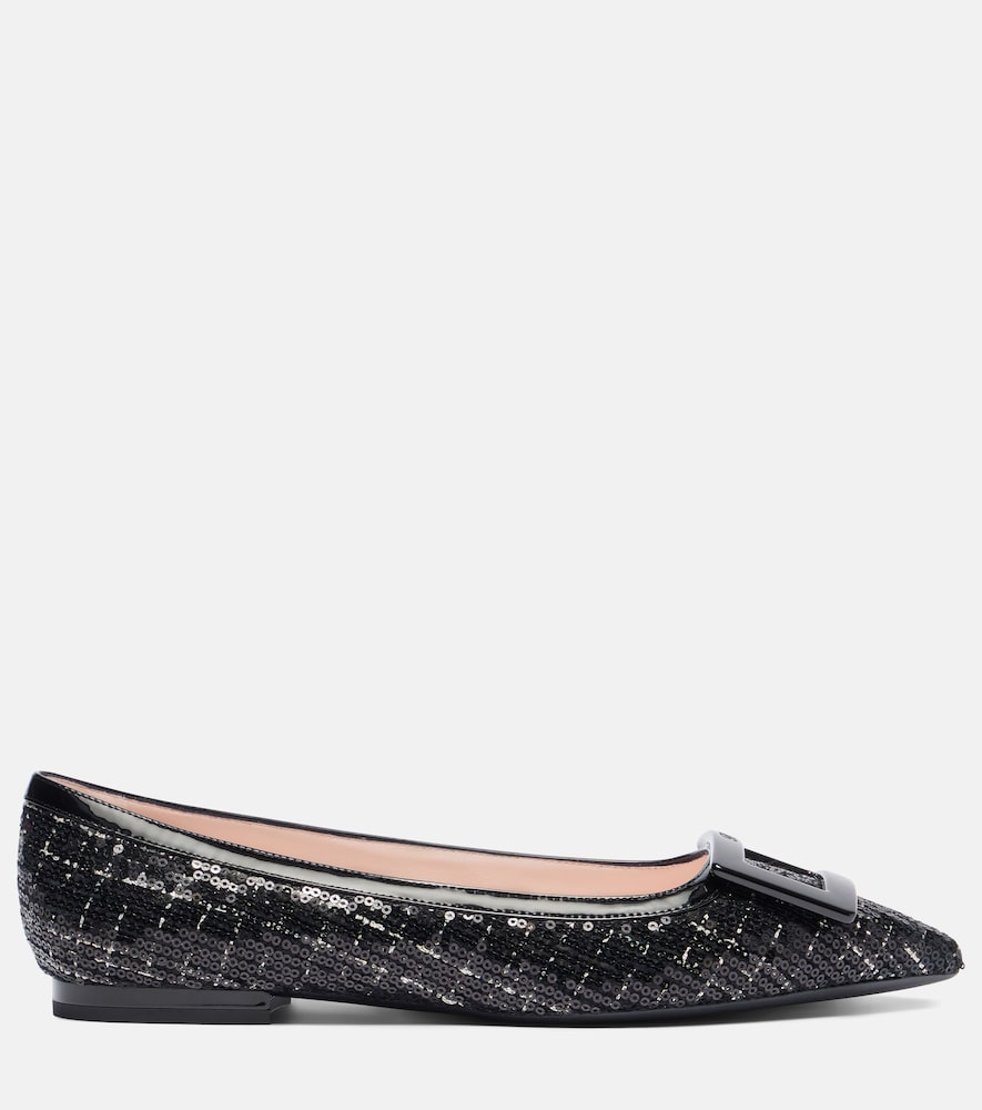 Gommettine Sequined Ballet Flats