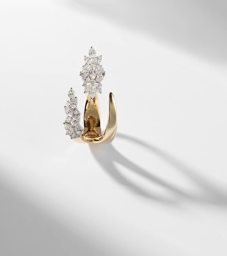 Yeprem Golden Strada 18kt Gold Ring With Diamonds In Gold