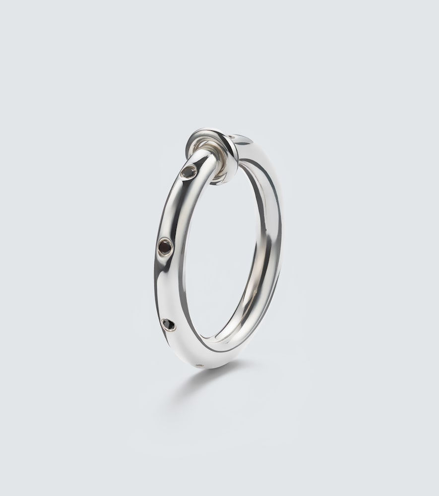  Spinelli Kilcollin Spinelli Kilcollin Ovio Sterling Silver Ring With Diamonds 