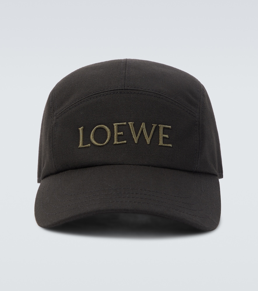 Loewe Logo cotton drill baseball cap