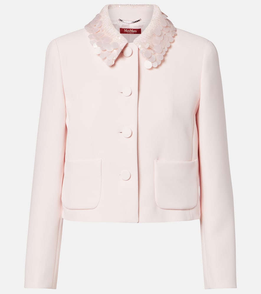 Max Mara Pinne sequined crêpe jacket