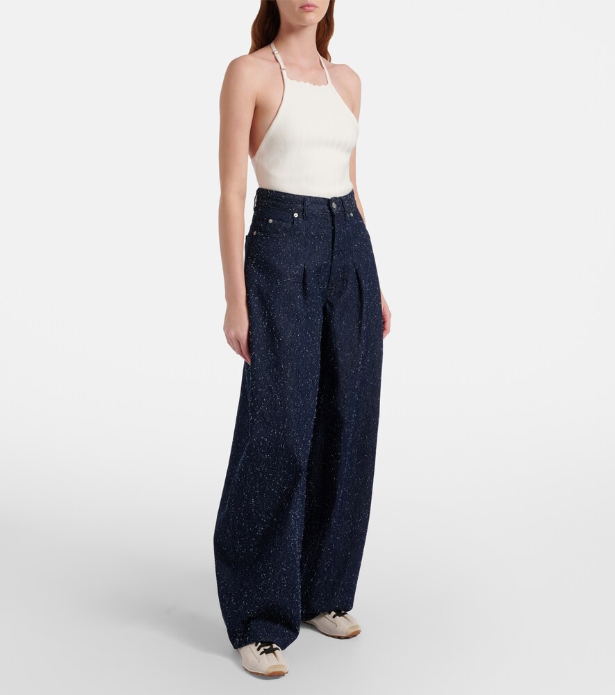  Jacquemus Jacquemus Logo Barrel-leg Jeans 
