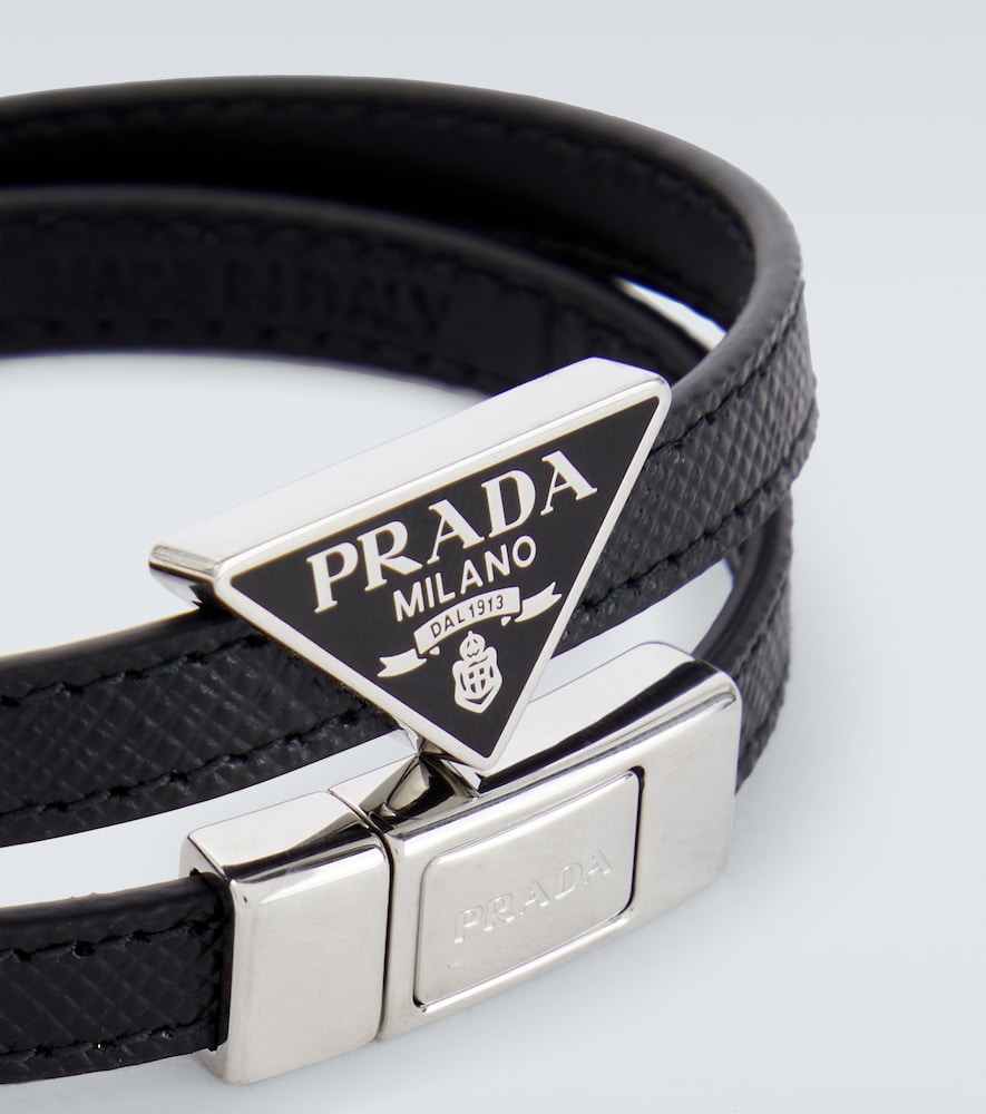  Prada Prada Armband Aus Saffiano-leder 
