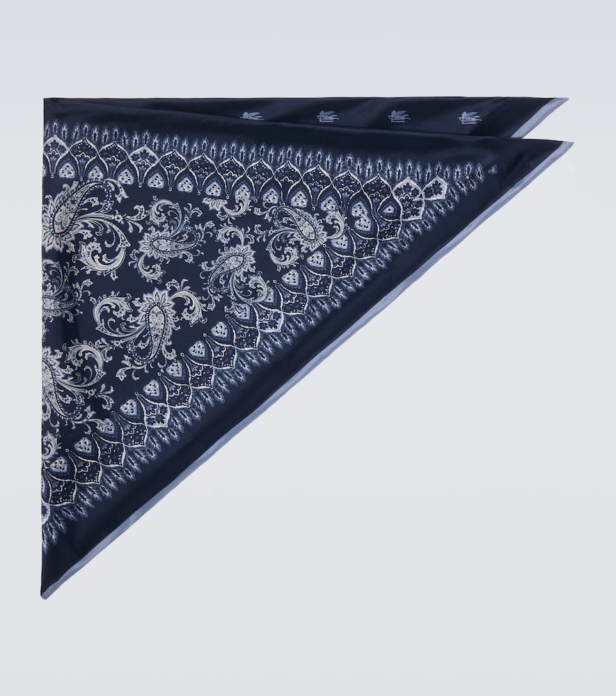 ETRO Etro Paisley silk pocket square　エトロ ペイズリー シルク ポケットチーフ