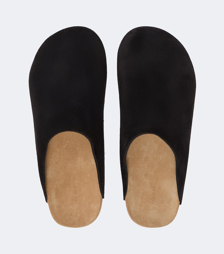  The Row The Row Slip-ons New Lucca Aus Veloursleder 