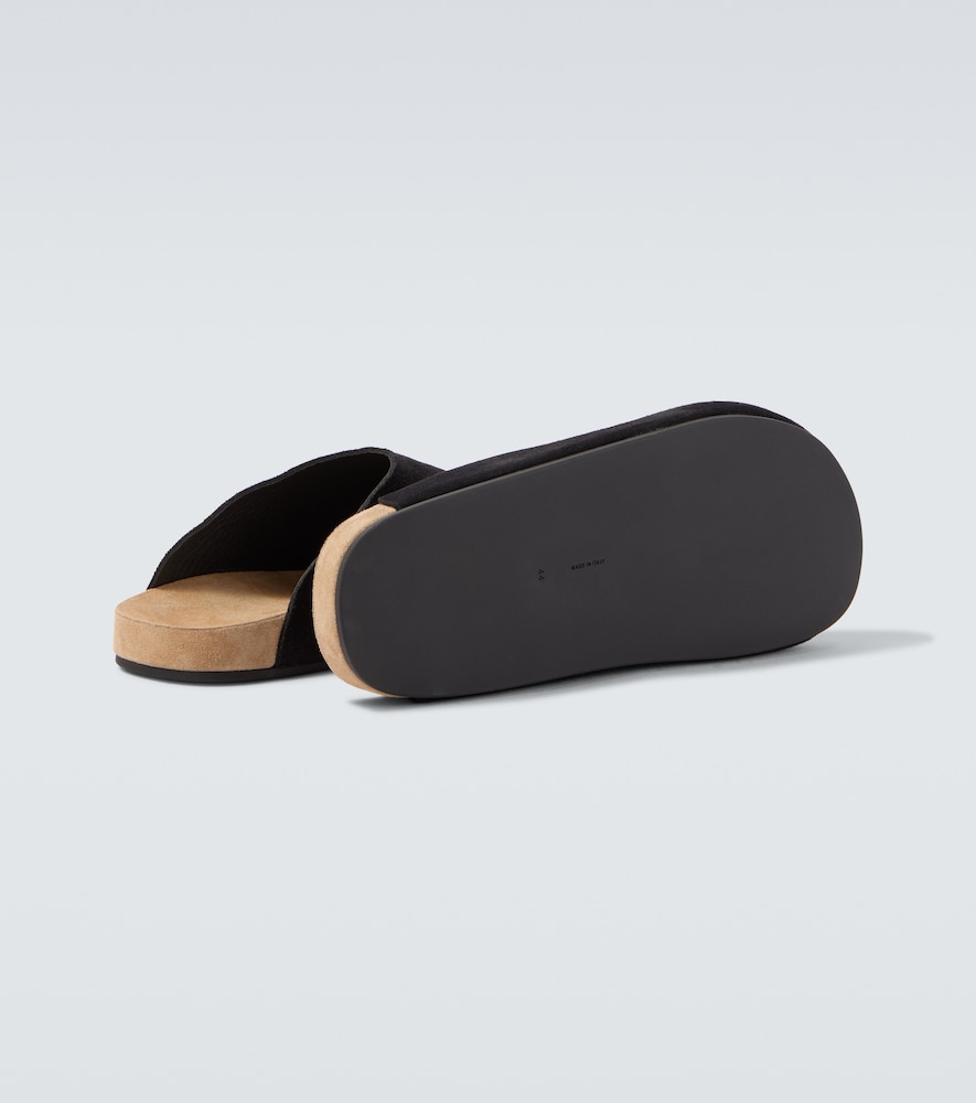  The Row The Row Slip-ons New Lucca Aus Veloursleder 