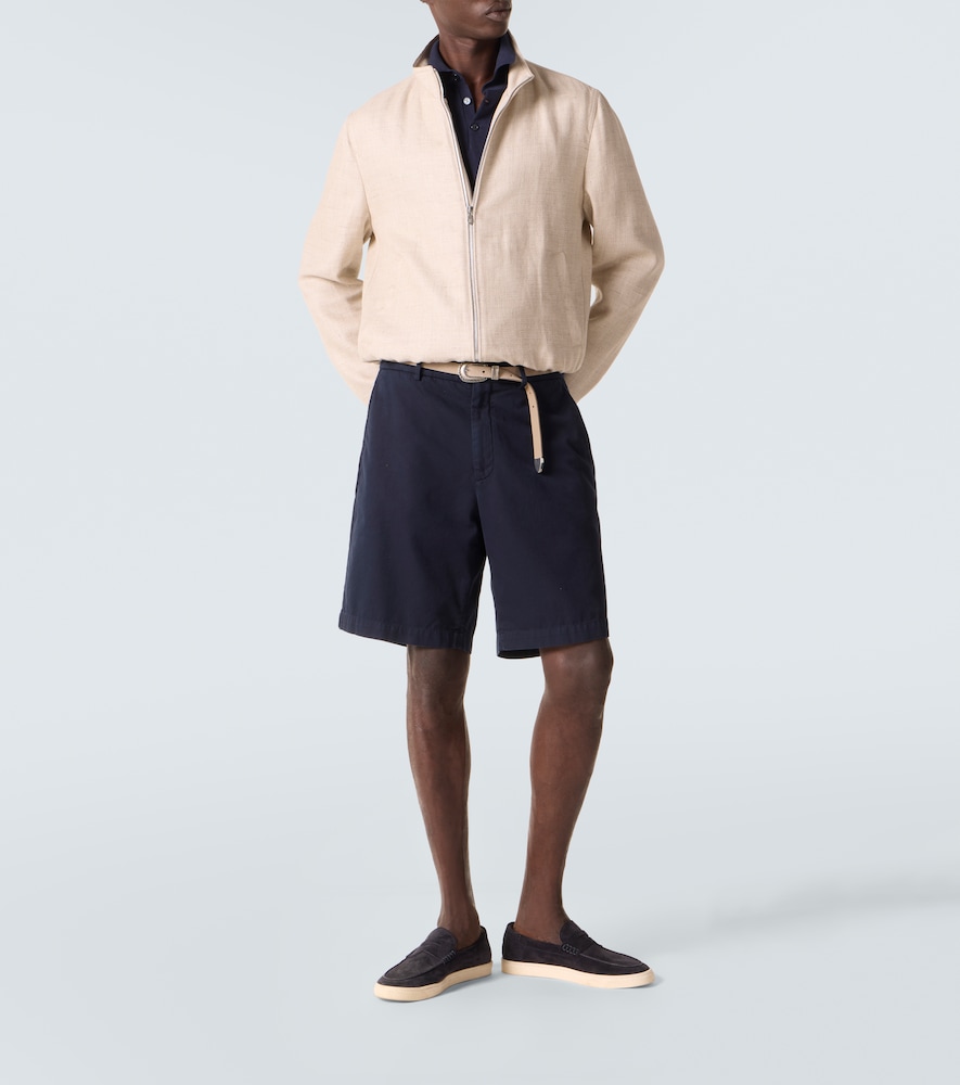  Brunello Cucinelli Brunello Cucinelli Besticktes Polohemd Aus Baumwoll-piqué 