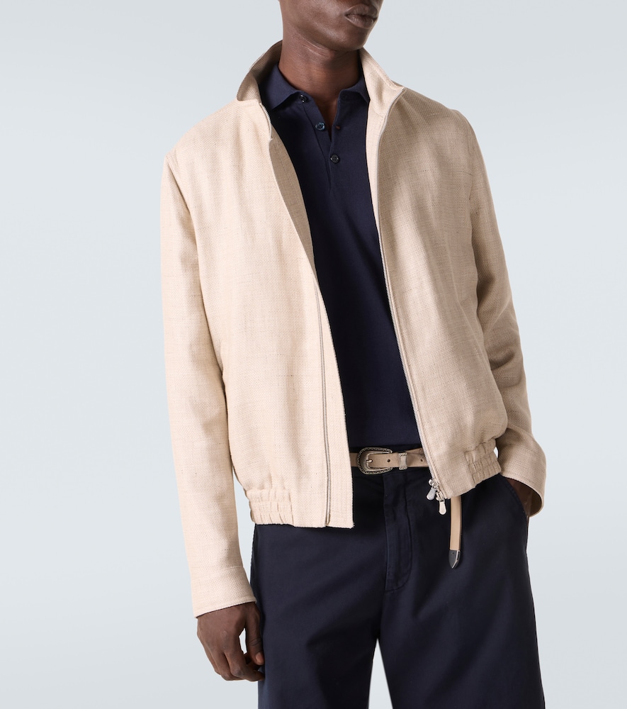  Brunello Cucinelli Brunello Cucinelli Besticktes Polohemd Aus Baumwoll-piqué 