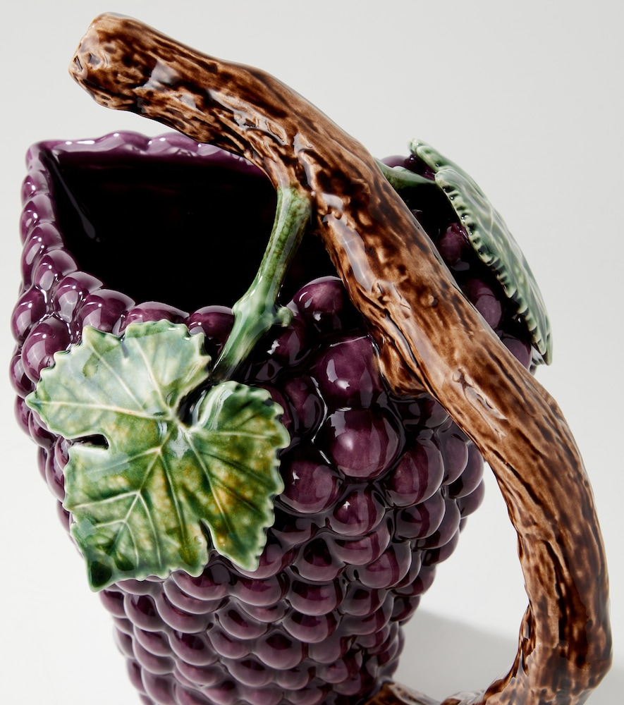 Bordallo Pinheiro Bordallo Pinheiro Grapes Earthenware Jug 