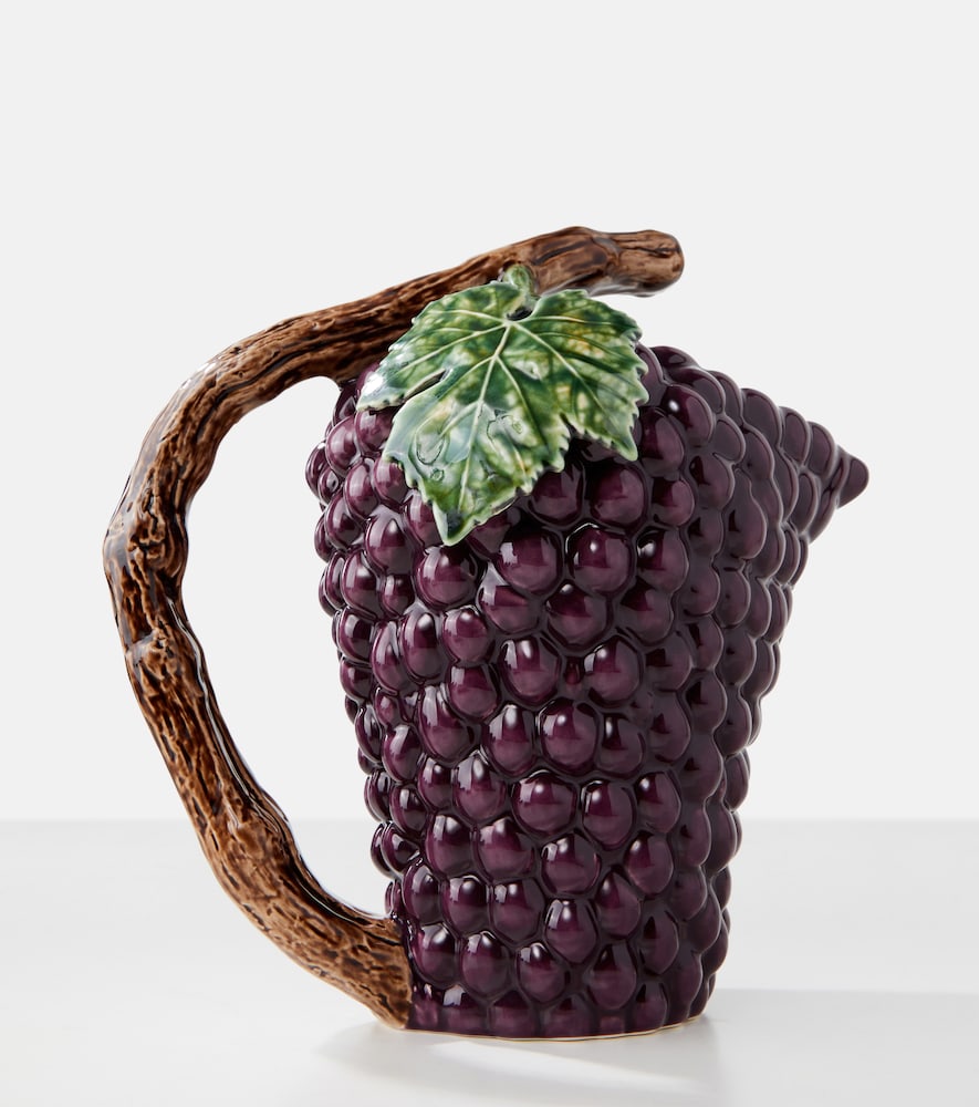  Bordallo Pinheiro Bordallo Pinheiro Grapes Earthenware Jug 