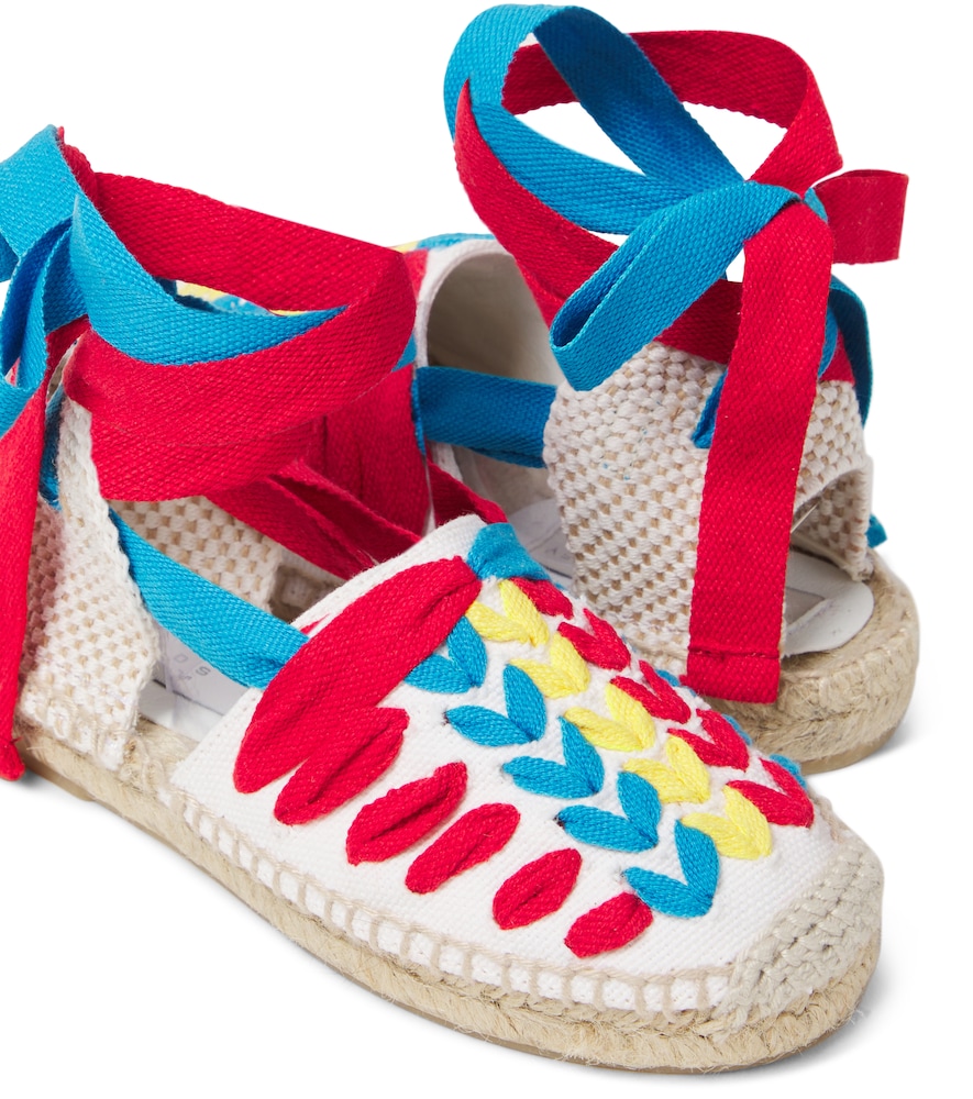  Stella Mccartney Kids Stella Mccartney Kids Bestickte Espadrilles 