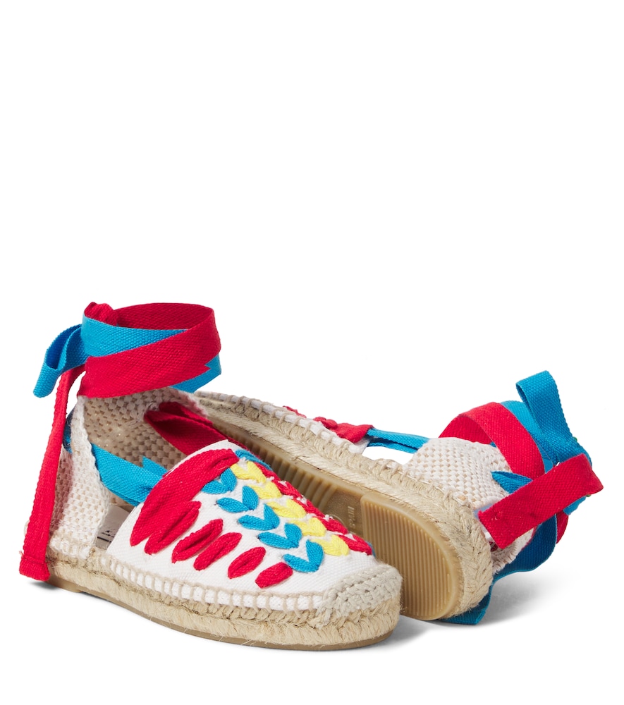  Stella Mccartney Kids Stella Mccartney Kids Bestickte Espadrilles 