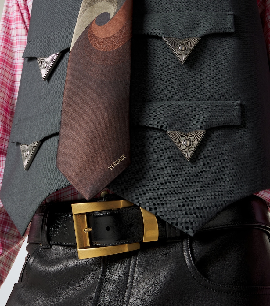  Versace Versace Krawatte Aus Seiden-jacquard 