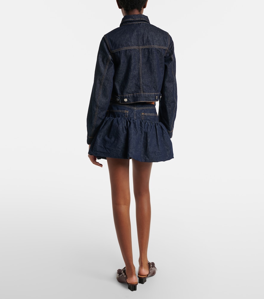  Ganni Ganni Minirock Aus Denim 