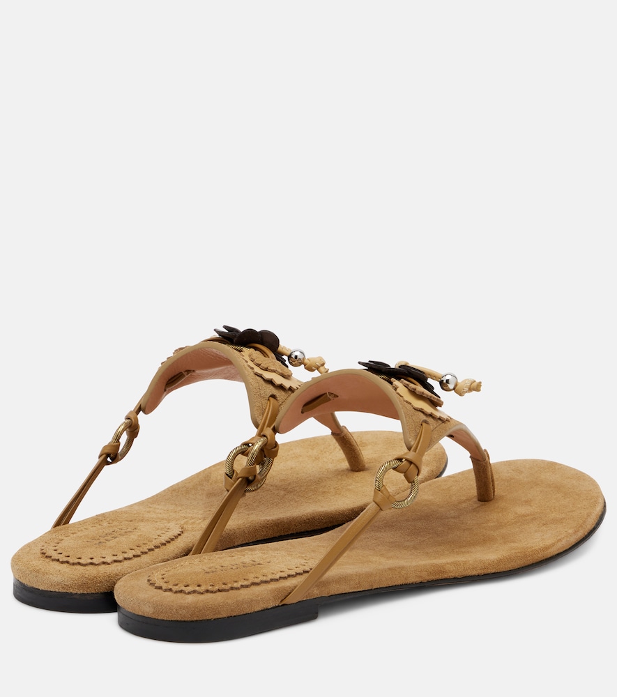  Isabel Marant Isabel Marant Sandalen Elato Aus Veloursleder 