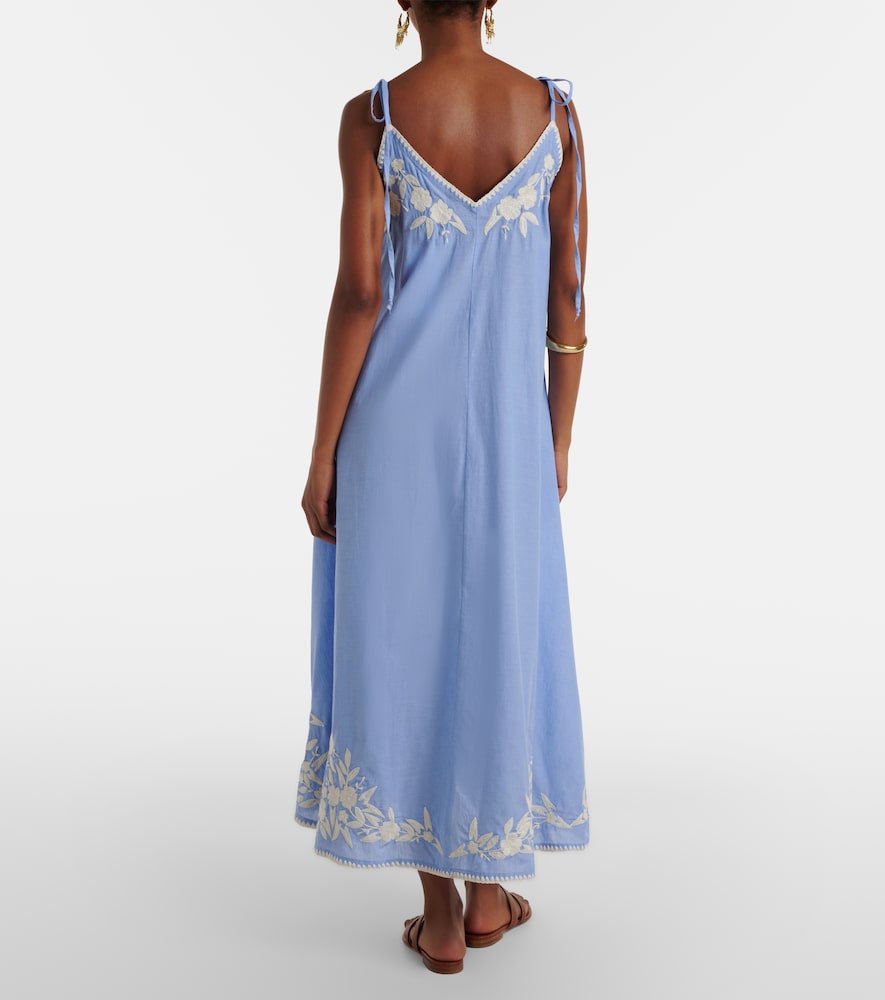  Juliet Dunn Juliet Dunn Midikleid Aus Chambray 