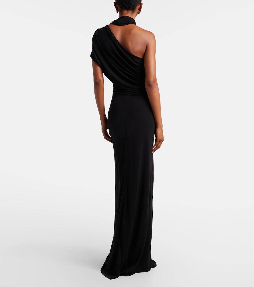 Gathered Jersey Maxi