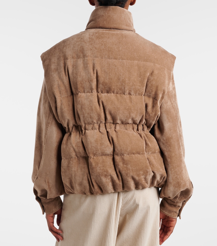  Brunello Cucinelli Brunello Cucinelli Daunenweste Monili Aus Cord 