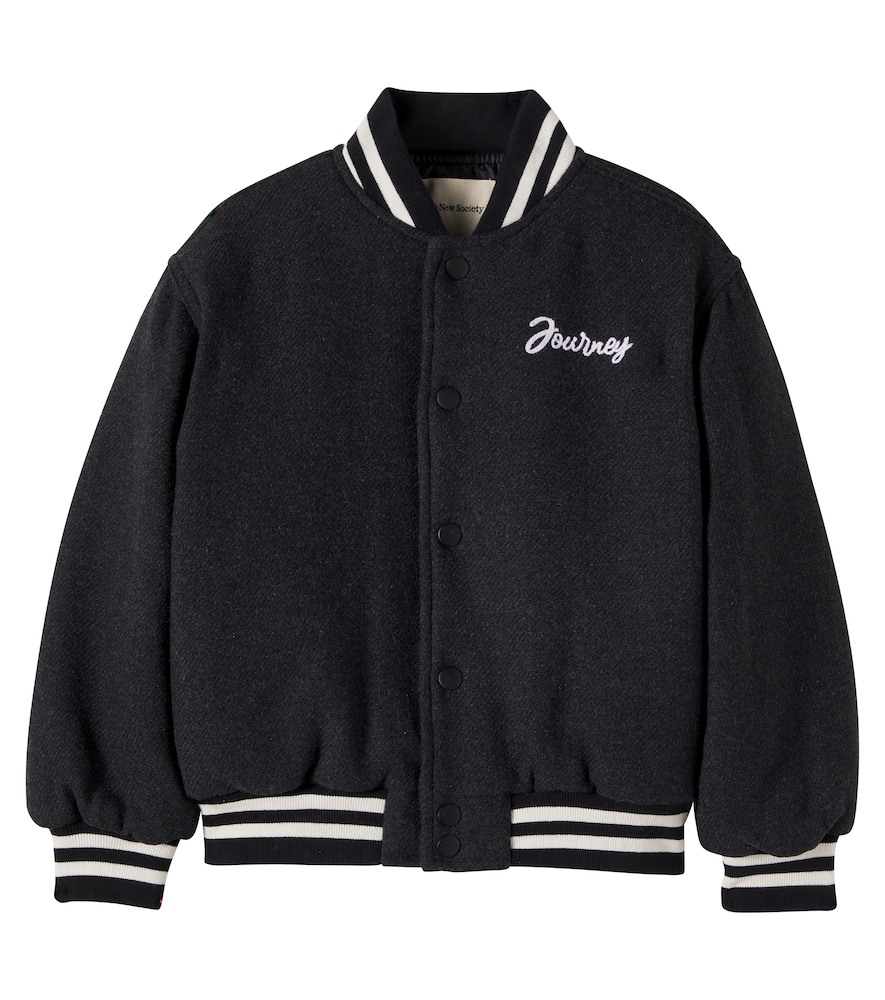 Collegejacke Leo aus einem Wollgemisch