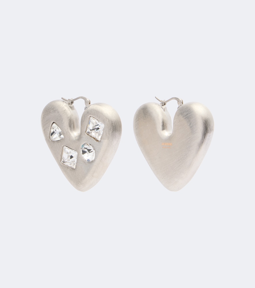 JACQUEMUS Jacquemus Coeur embellished earrings