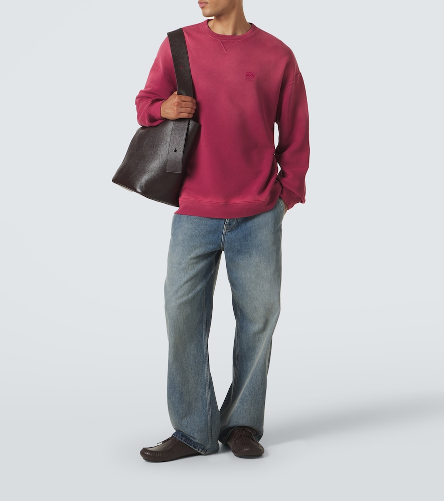 Anagram Cotton Jersey Sweatshirt