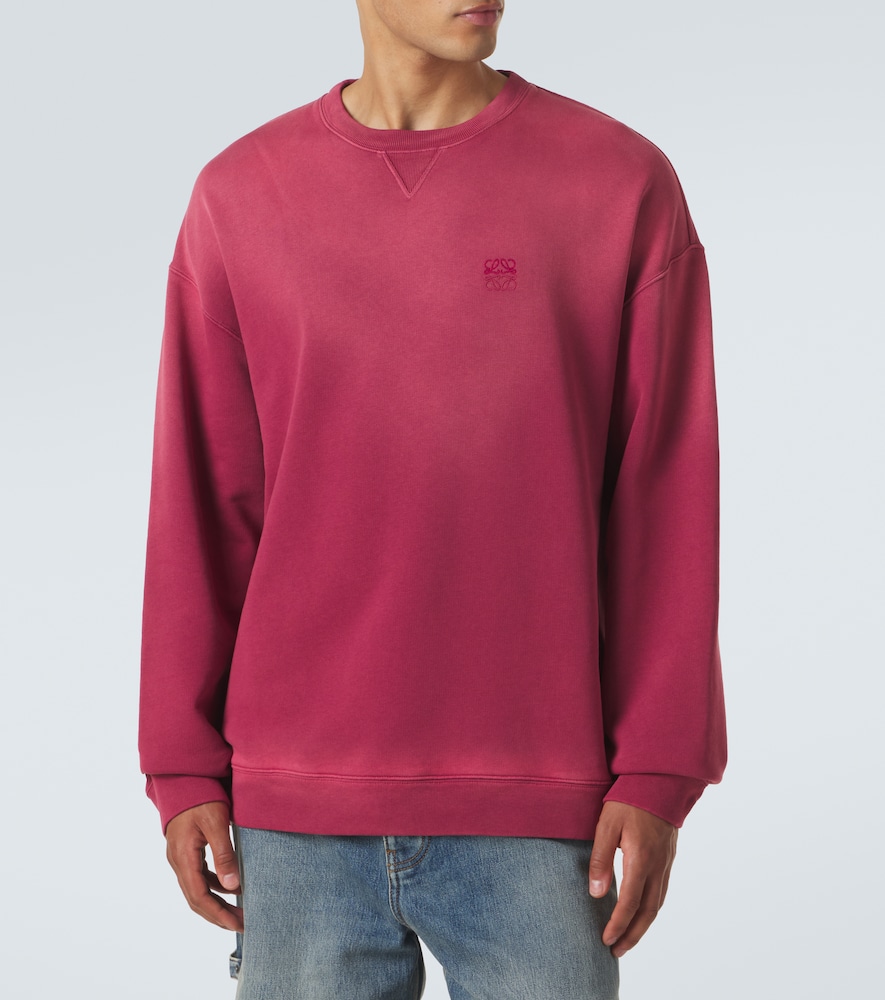 Anagram Cotton Jersey Sweatshirt