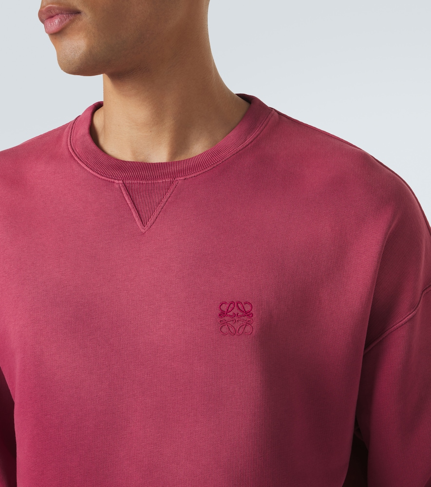 Anagram Cotton Jersey Sweatshirt