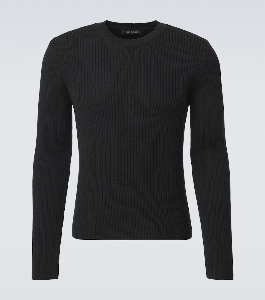 Pullover Compact in lana a coste