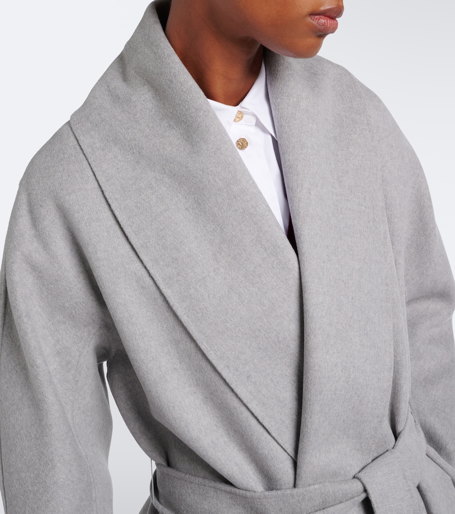 'S Max Mara Virgin Wool Wrap Coat