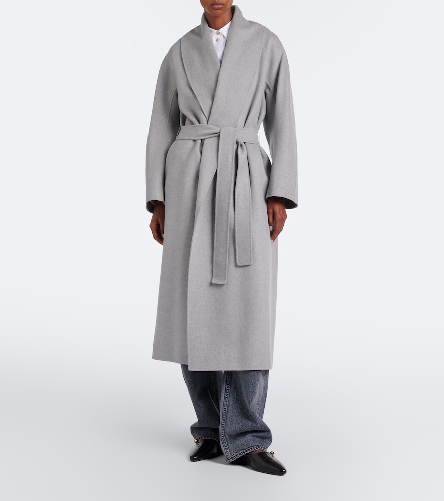 'S Max Mara Virgin Wool Wrap Coat