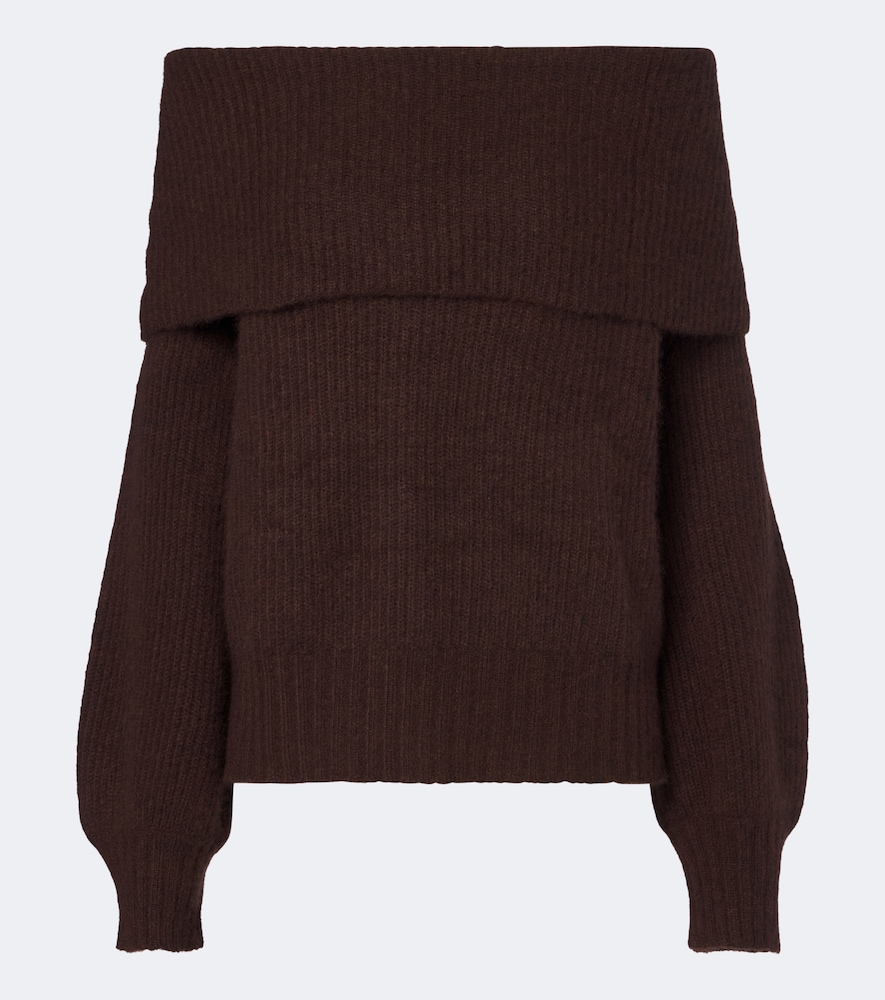 Off-Shoulder Cashmere And Sweater